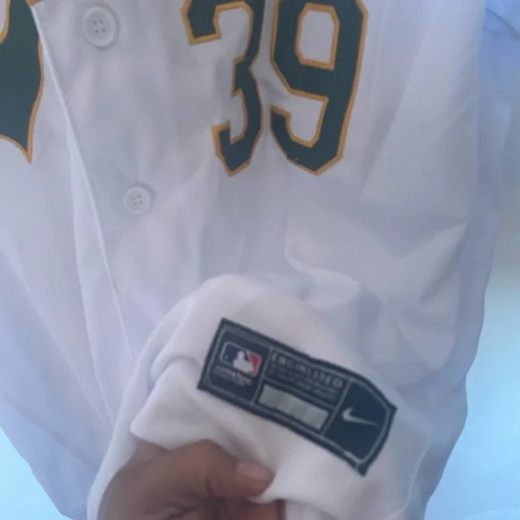 Oakland A’s Athletics Dave Parker Baseball Jersey Men Size 52 2XL Stitched White
